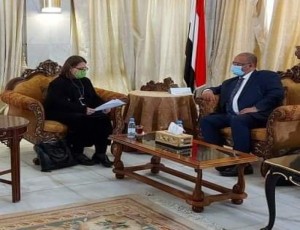 ياذيب  يثمن الدعم الإنساني والتنموي الامريكي لليمن في عدد من المجالات