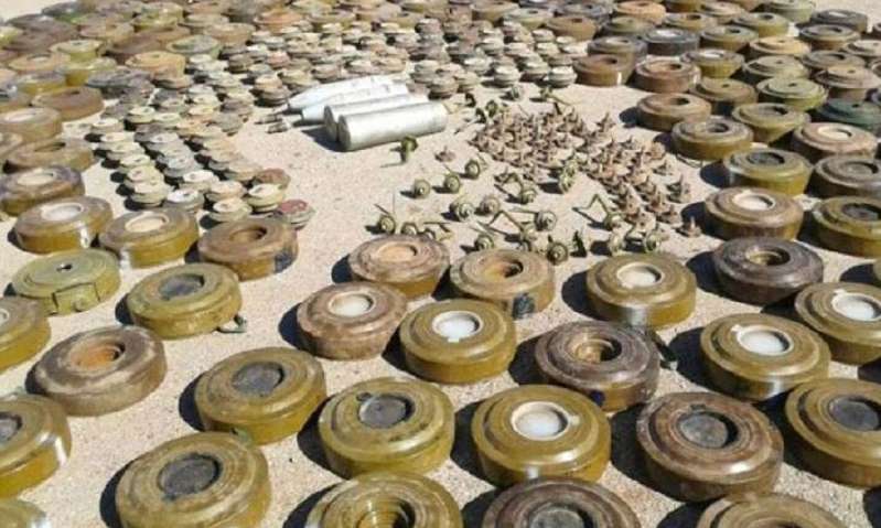 «مسام» ينتزع 4500 لغم وذخيرة زرعتها ميليشيا الحوثي في اليمن
