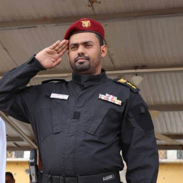 العقيد العزيبي يبارك تعيين لملس محافظا لعدن
