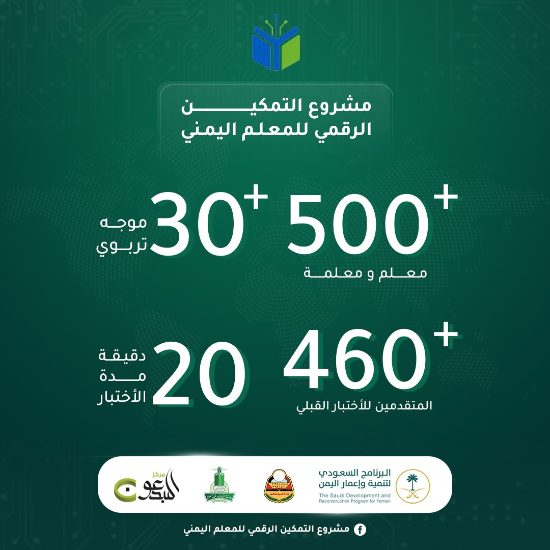 انـطـلاق اللقـاء التعريفـي لمـشــروع الـتـمكـيـن الرقـمـي للمعـلـم اليـمنـي